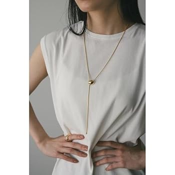 Amazon | [スタイルミキサー] ドロップモチーフロングネックレス